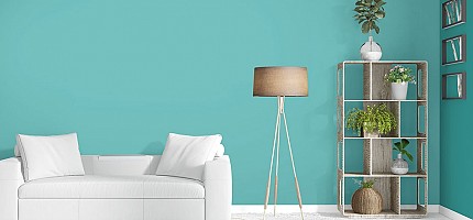 4 aranżacje turkusowego koloru ścian w mieszkaniu