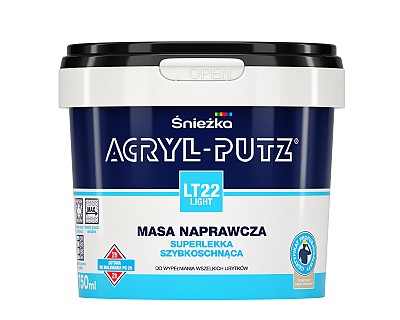 ACRYL-PUTZ® LT 22 Light Masa Naprawcza Masa Naprawcza Superlekka Szybkoschnąca